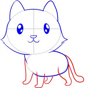 第五步：小老虎簡(jiǎn)筆畫步驟