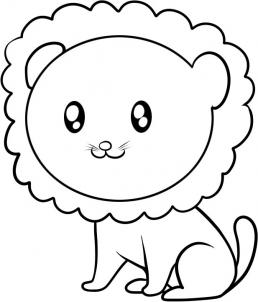 獅子簡筆畫，如何畫獅子