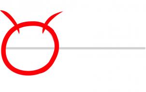 第二步：毛毛蟲簡(jiǎn)筆畫法步驟