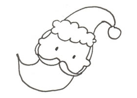 卡通圣誕老人畫(huà)法