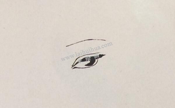 少女的畫法 - 右眼