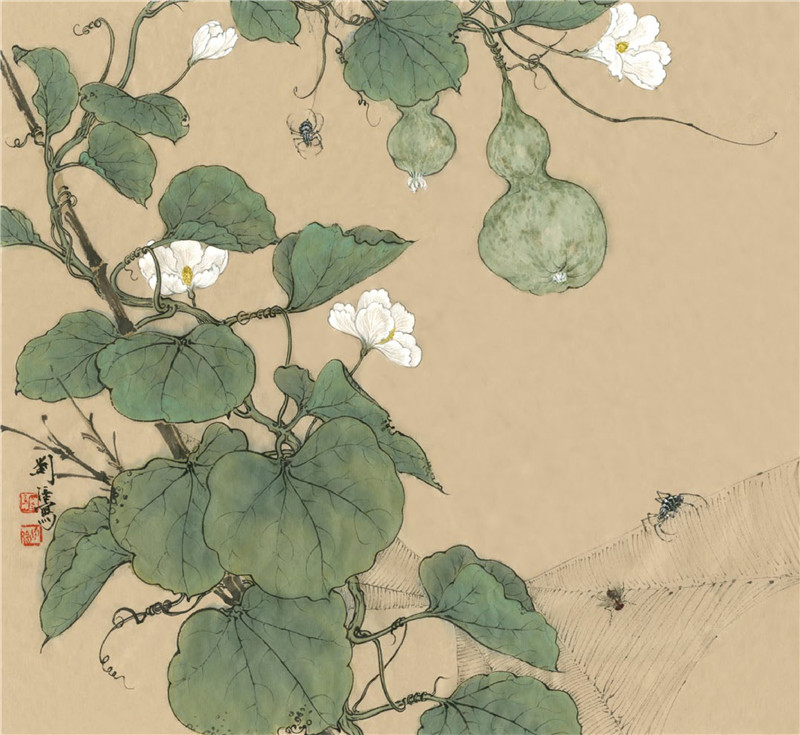 葫蘆國畫畫法范例
