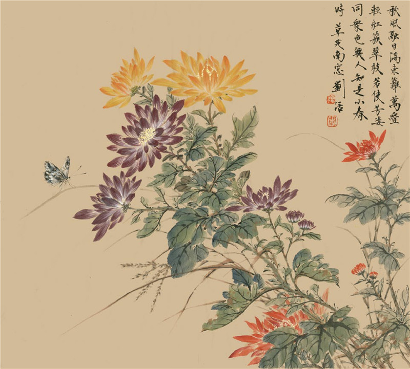 菊花的國(guó)畫畫法