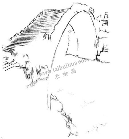 小橋的素描方法步驟 一