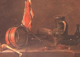 《飲食與廚房》靜物油畫(huà)