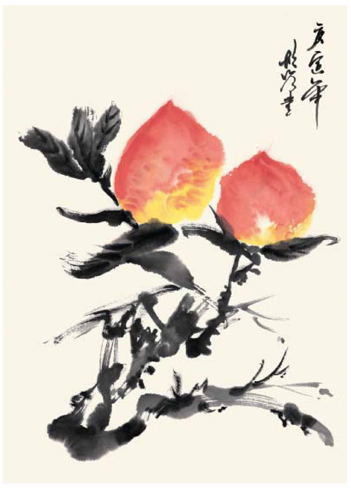 桃子的國畫畫法