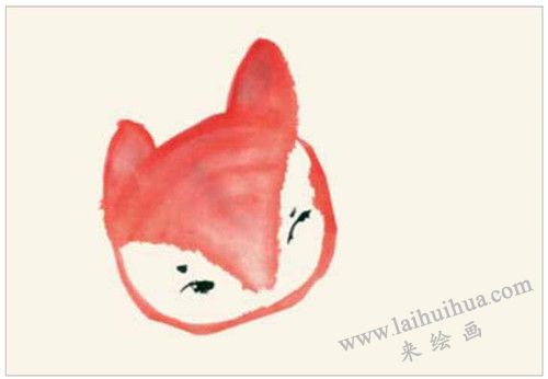 小狐貍的國畫畫法 步驟一