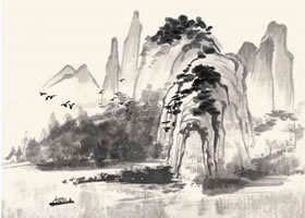 山水如畫國畫畫法