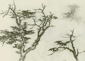 楓樹(shù)的國(guó)畫(huà)畫(huà)法
