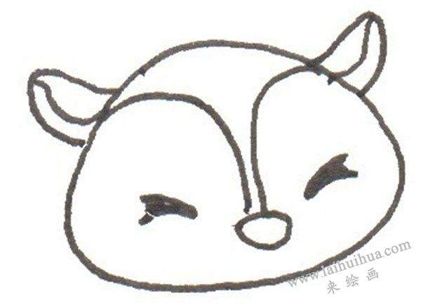 松鼠頭部畫法