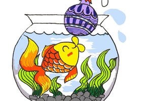 小金魚(yú)卡通畫(huà)