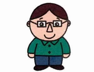 爸爸簡(jiǎn)筆畫畫法步驟六
