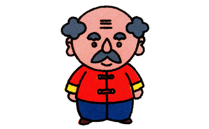 爺爺簡(jiǎn)筆畫