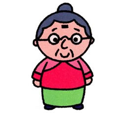 奶奶簡筆畫畫法步驟六