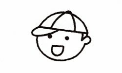 小學(xué)生的簡筆畫畫法步驟二