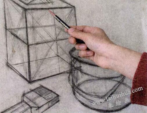 素描的執(zhí)筆方法與作畫姿勢