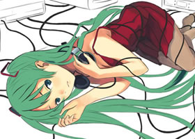 Painter繪制初音未來插畫