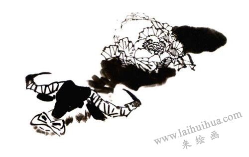 《回娘家》國(guó)畫(huà)畫(huà)法步驟 02