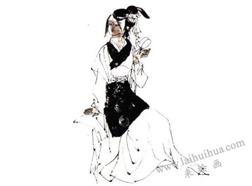 《紅葉題詩(shī)》國(guó)畫(huà)畫(huà)法步驟 二