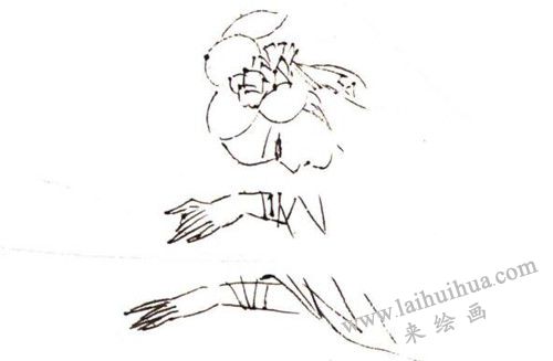 《撫琴圖》國畫畫法步驟 一