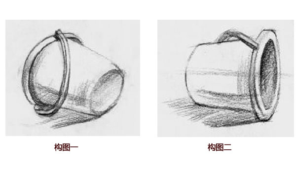 水桶素描畫法步驟