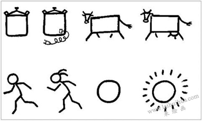 學(xué)好簡筆畫的方法 二  （圖1-5）