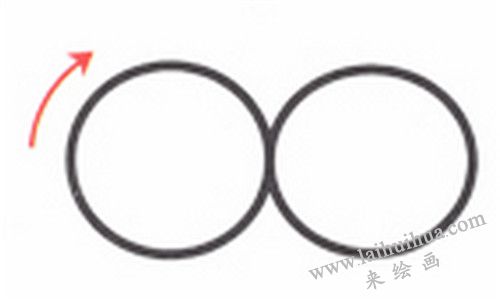 眼睛，小青蛙簡(jiǎn)筆畫畫法步驟 一