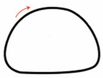 身體，螃蟹簡(jiǎn)筆畫(huà)畫(huà)法步驟一