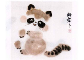小貓熊水墨畫(huà)畫(huà)法步驟