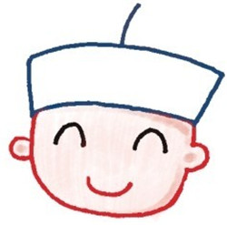帽子，少數(shù)民族簡(jiǎn)筆畫(huà)畫(huà)法步驟二