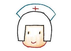 護(hù)士色鉛筆簡筆畫