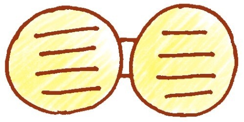 眼鏡色鉛筆簡(jiǎn)筆畫(huà)畫(huà)法步驟二