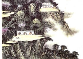 《棗園春色》山水畫