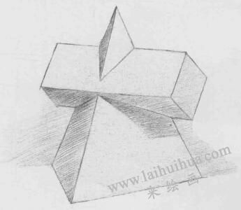 方椎體素描畫(huà)法步驟04