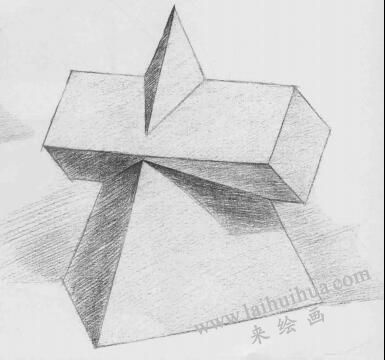 方椎體素描畫(huà)法步驟05