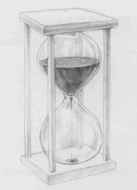 時(shí)間沙漏素描畫法步驟07