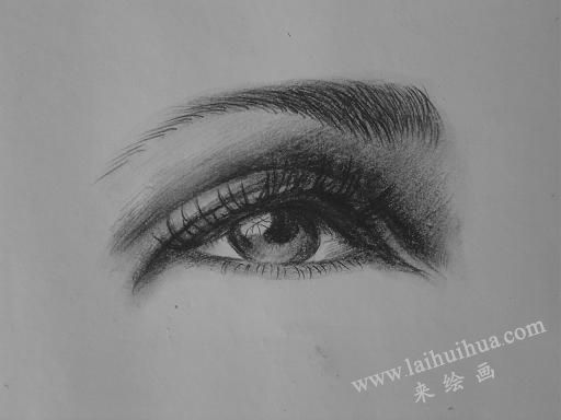 素描中眼睛的畫(huà)法