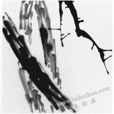 松樹(shù)畫法步驟01