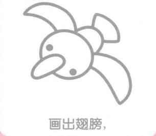 海鷗的翅膀，簡(jiǎn)筆畫(huà)
