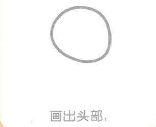 考拉的頭部，簡(jiǎn)筆畫