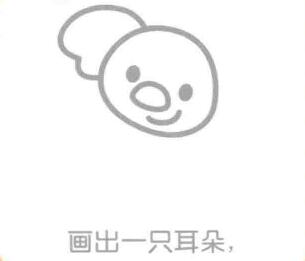 考拉的耳朵，簡(jiǎn)筆畫