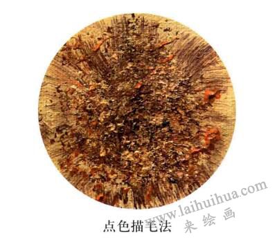 點(diǎn)色描毛法