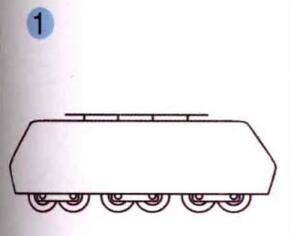 電力機車的畫法步驟01