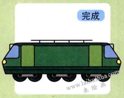 電力機車兒童畫