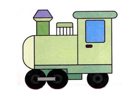 蒸汽機車的畫法