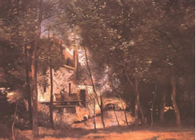 《磨坊》風(fēng)景油畫(huà)