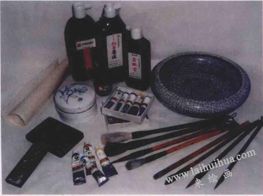 中國山水畫的工具
