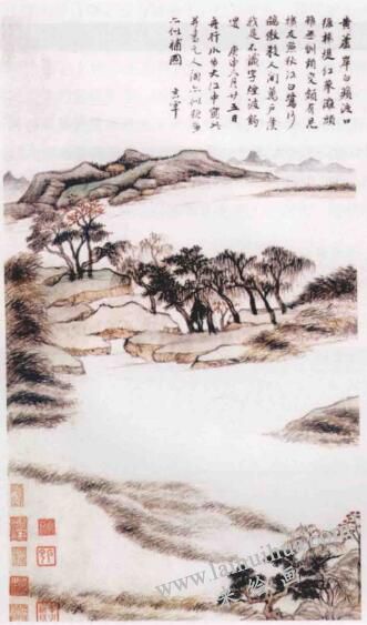 傳統(tǒng)山水畫章法形式
