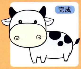 牛的兒童畫畫法