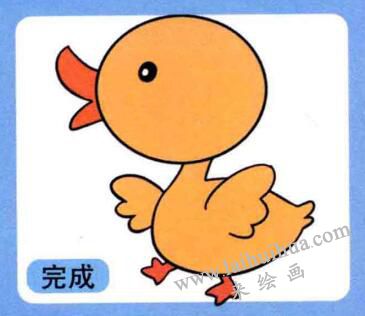 鴨子兒童畫(huà)